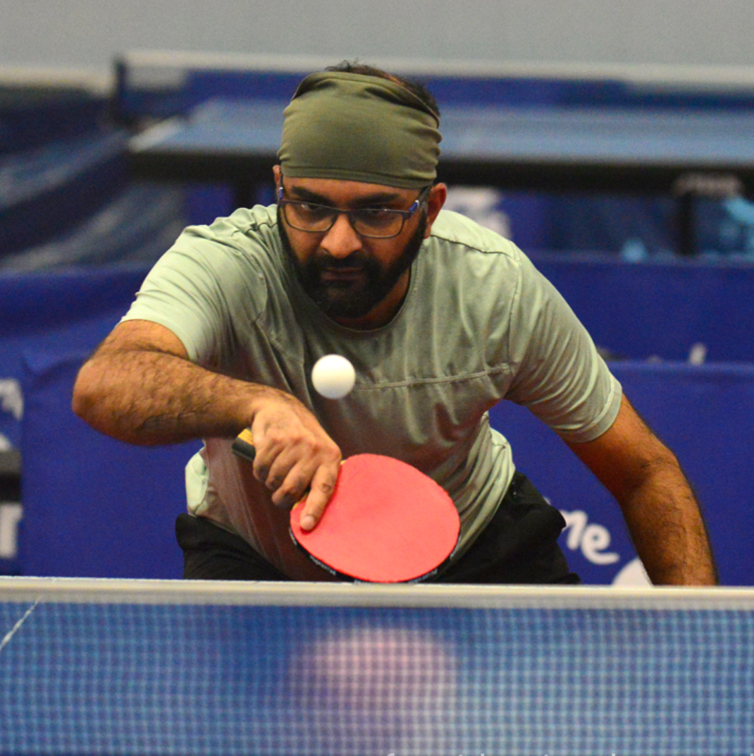 Neil Saldanha Backhand Push
